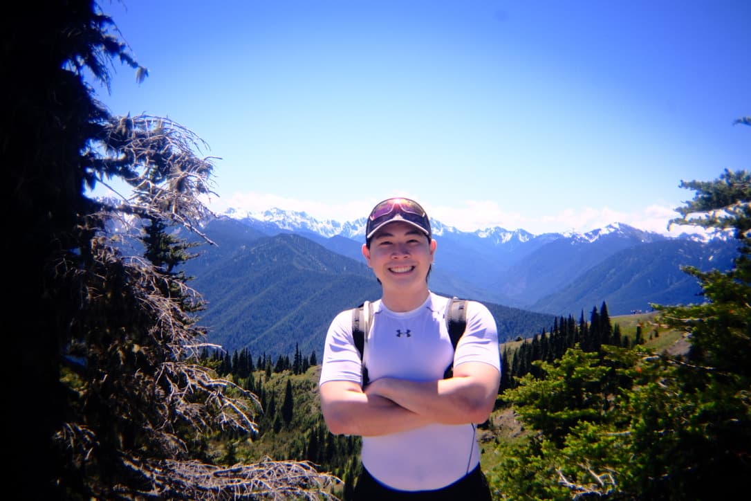 Euan on a hike